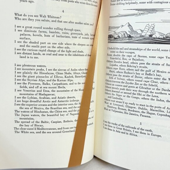 Easton Press "Leaves Of Grass" By Walt Whitman - Collectors Edition (1977) - Picture 5 of 12